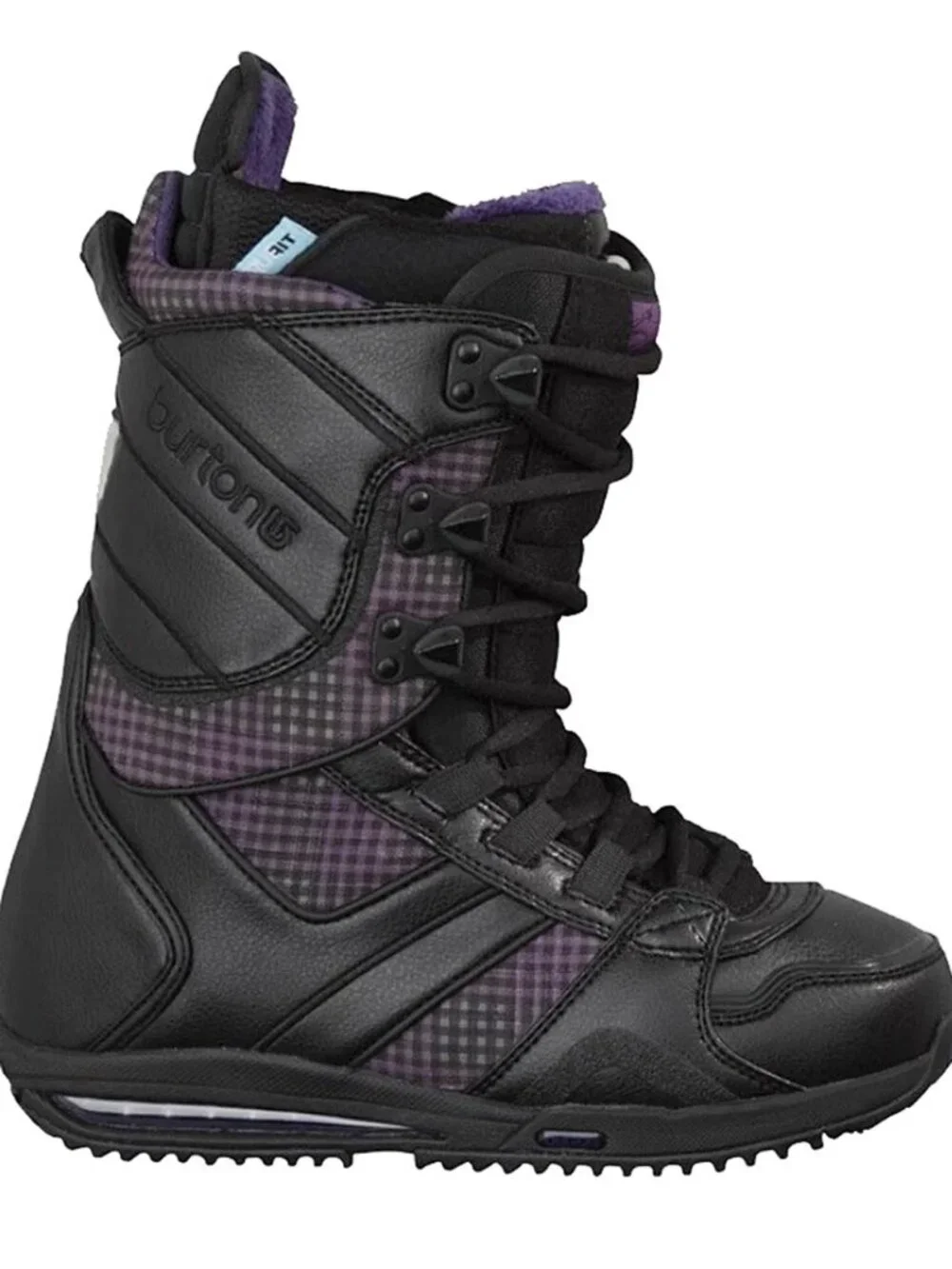 NEW Burton Sapphire Womens Snowboard Boots!  Size 5 Euro 35  Black & Purple